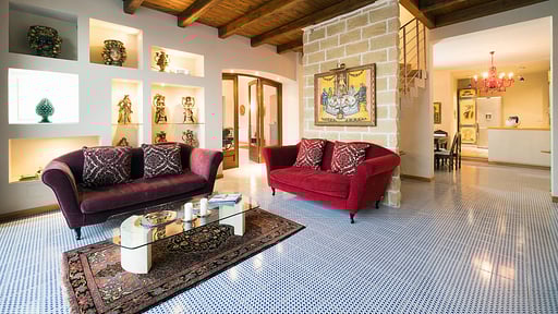 Villa La Boheme Living room 1
