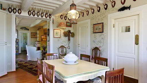 Villa La Campanina Dining area