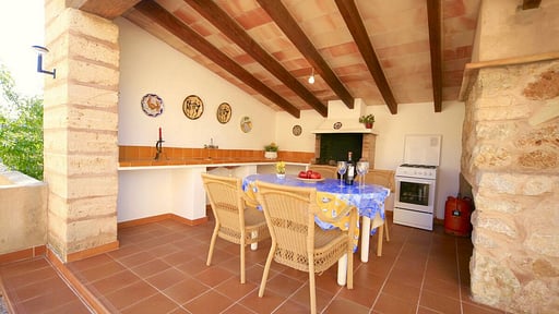 Villa La Casita Dining area