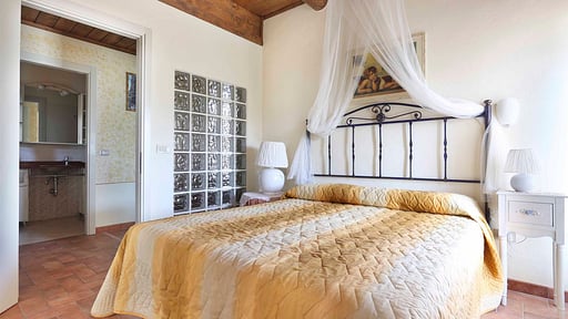 Villa La Castagnara Slaapkamer 1