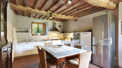 Villa La Cecchella Küche