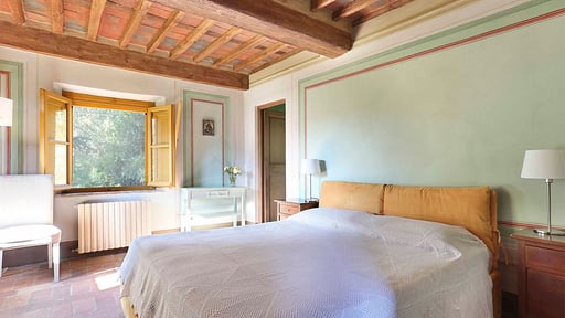 Villa La Cecchella Schlafzimmer 1