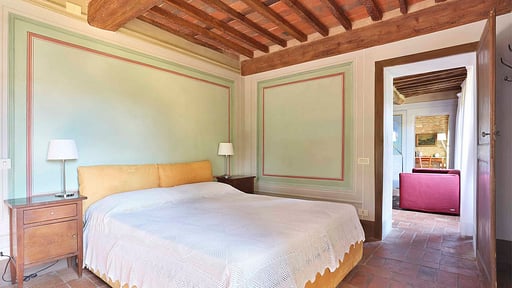 Villa La Cecchella Schlafzimmer 1