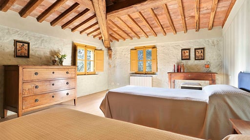 Villa La Cecchella Schlafzimmer 4