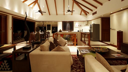 Villa La Cigale Wohnbereich