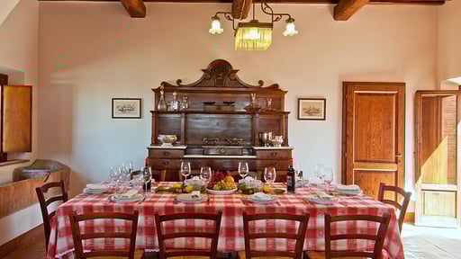 Villa La Corte Di Campalli Dining area