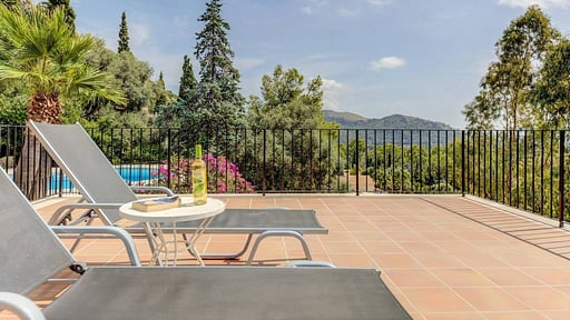 Villa La Font D'Alt Terrace/Veranda