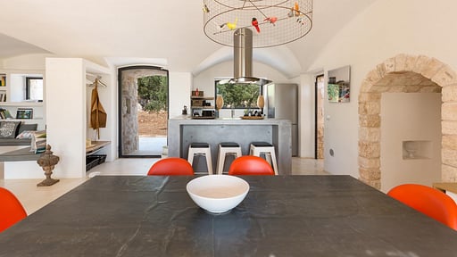 Villa La Gastalena Dining area