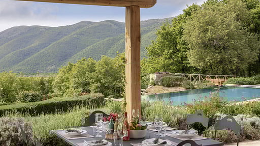 Villa La Macchia Dining area
