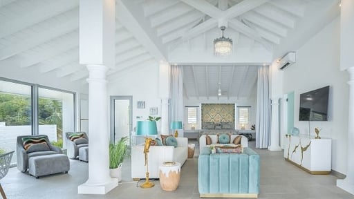 Villa La Perla Bianca Living room
