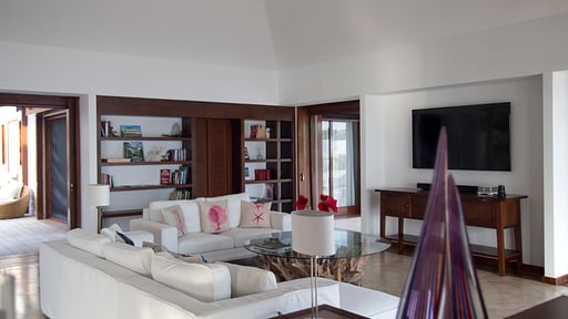 Villa La Plage Woonkamer