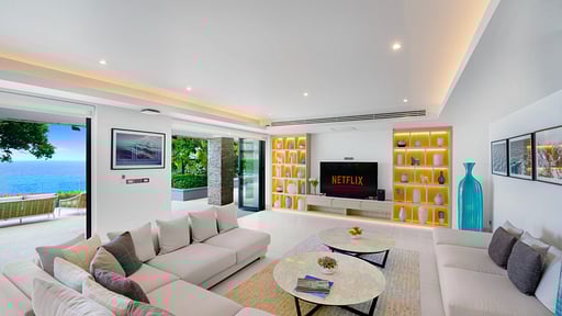 Villa La Prana Woonkamer