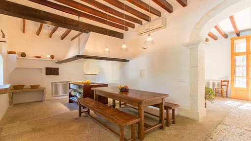 Villa La Rafalesca Dining area