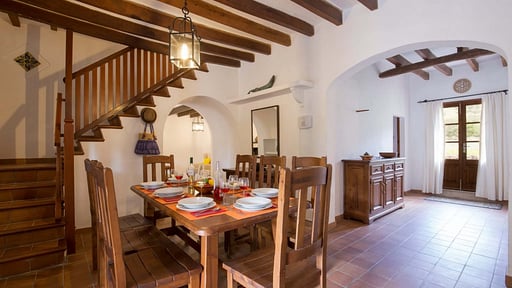 Villa La Rovina Tramuntana Dining area
