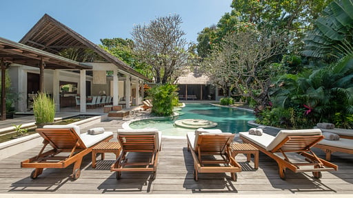 Villa LA TA Swimming pool 1