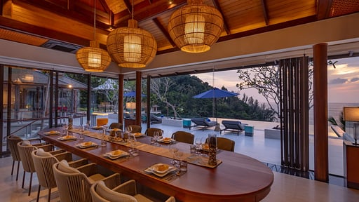 Villa La Thalé Zona pranzo