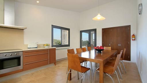 Villa La Vinya Gran Küche