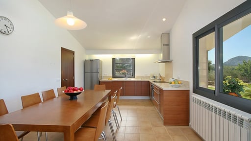 Villa La Vinya Gran Küche