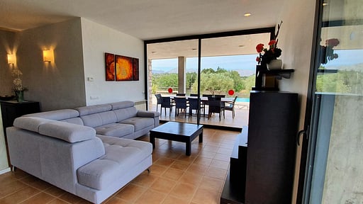 Villa La Vinya Gran Wohnbereich