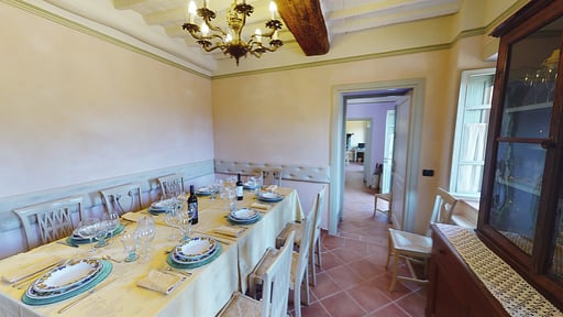 Villa La Volpe Salle à manger