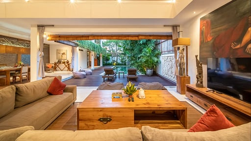 Villa Lagoon Canggu Living room 1