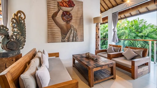 Villa Lagoon Canggu Living room 2