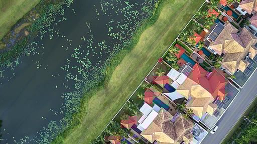 Villa Laguna Links Drone pictures