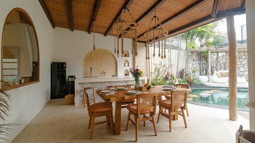 Villa Lamoon Dining area