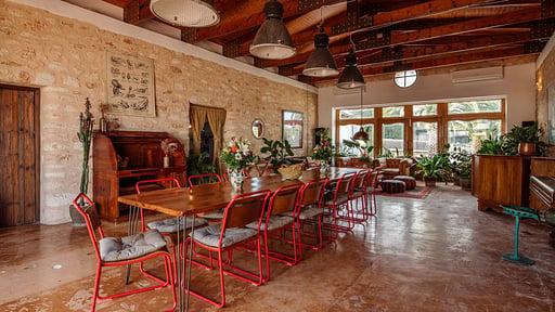 Villa Las Cicadas Dining area
