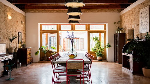 Villa Las Cicadas Dining area
