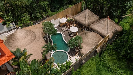 Villa Layla Cabana Drone pictures
