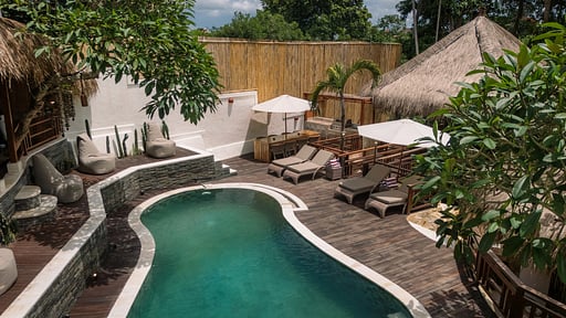 Villa Layla Cabana Drone pictures