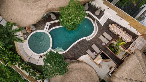 Villa Layla Cabana Drone pictures