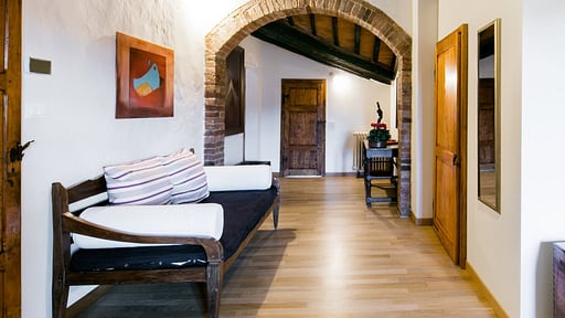 Villa Le Caggia Woonkamer