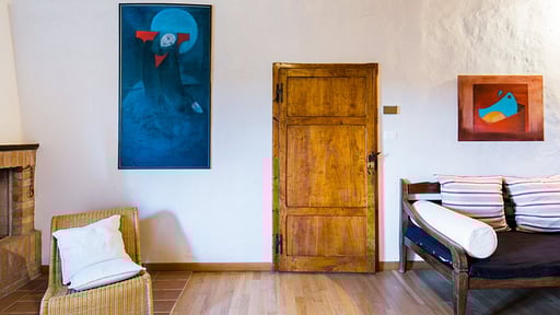 Villa Le Caggia Woonkamer