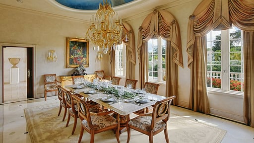Villa Le Chateau Des Palmiers Dining area