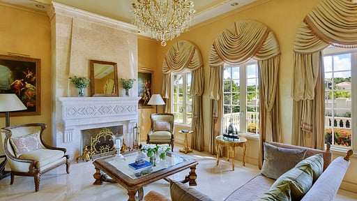 Villa Le Chateau Des Palmiers Living room