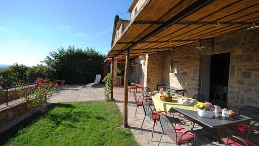 Villa Le Corchie Garten