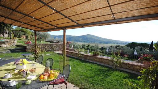 Villa Le Corchie Garten