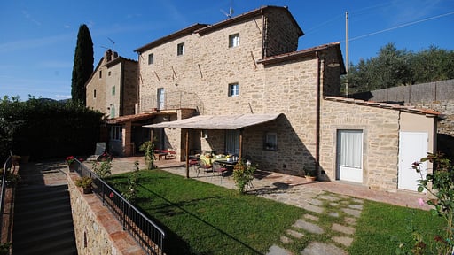 Villa Le Corchie Garten