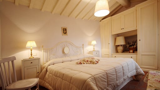 Villa Le Corchie Schlafzimmer 3