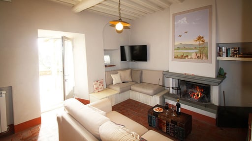 Villa Le Corchie Wohnbereich