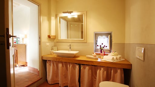 Villa Le Corchie Schlafzimmer 2