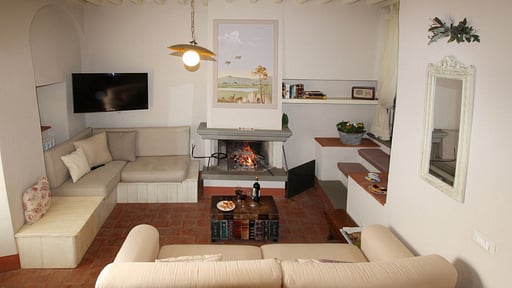 Villa Le Corchie Wohnbereich