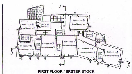 Villa Le Ferrette Floor plan