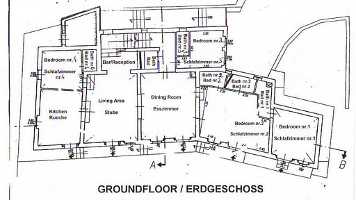 Villa Le Ferrette Floor plan