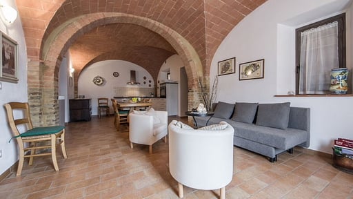 Villa Le Ripe Woonkamer