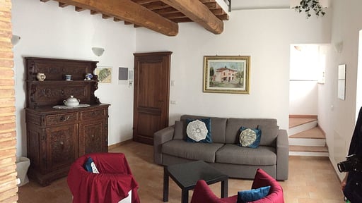 Villa Le Ripe Woonkamer