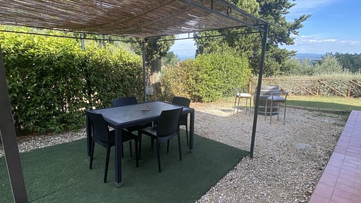 Villa Le Ripe Terras/Veranda