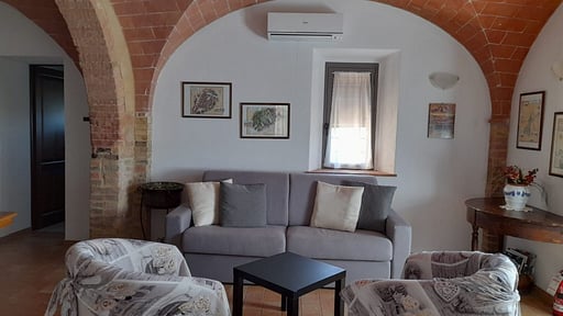 Villa Le Ripe Woonkamer